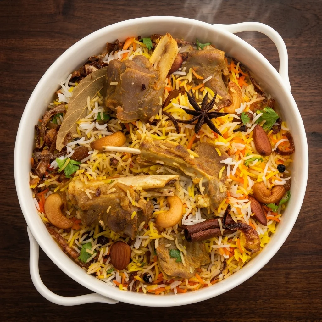 Chicken 65 Biryani at Swad Restaurant Lethbridge